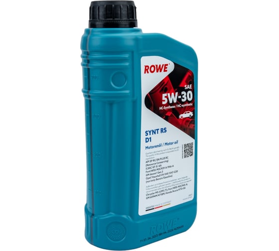 Моторное НС синтетическое масло Rowe HIGHTEC SYNT RS D1 SAE 5W-30 20212-0010-99