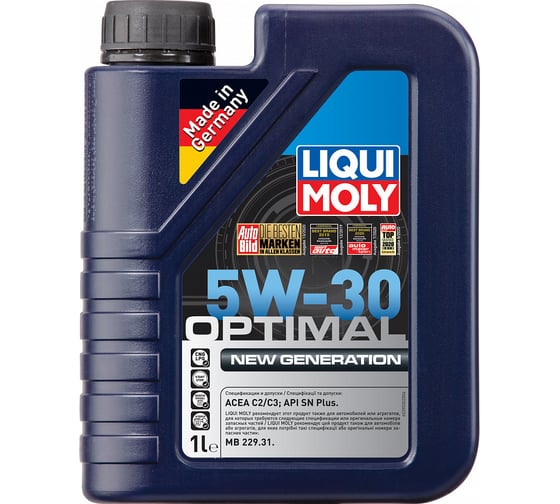 НС-синтетическое моторное масло LIQUI MOLY Optimal New Generation 5W-30 1л 39030