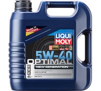 НС-синтетическое моторное масло LIQUI MOLY Optimal New Generation 5W-40 4л 39033
