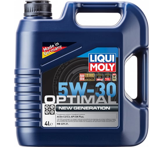 НС-синтетическое моторное масло LIQUI MOLY Optimal New Generation 5W-30 4л 39031