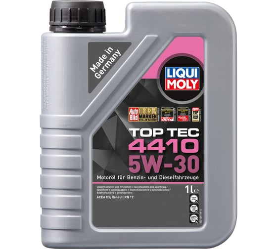 НС-синтетическое моторное масло LIQUI MOLY Top Tec 4410 5W-30 C3 1л 21402 1