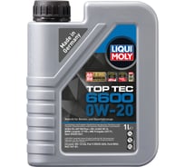 НС-синтетическое моторное масло LIQUI MOLY Top Tec 6600 0W-20 SN Plus + RC C5 GF-5 1л 21410