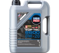 НС-синтетическое моторное масло LIQUI MOLY Top Tec 6600 0W-20 SN Plus + RC C5 GF-5 5л 21411