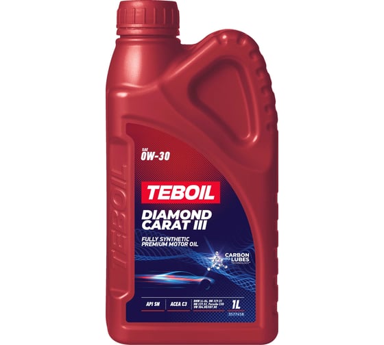 Масло моторное TEBOIL Diamond Carat III 0W-30 Канистра 1л (ТZK) (вес нетто 0,84 кг) 3602088