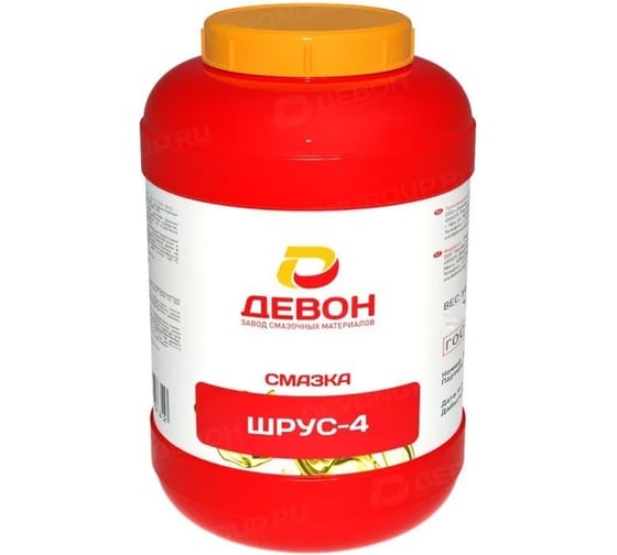 Смазка DEVON Шрус-4, пластиковая банка 0,8 кг 338662649