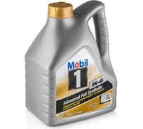 Моторное масло ExxonMobil Mobil 1 FS X1, синтетическое, 5W-40, 4 л 153265