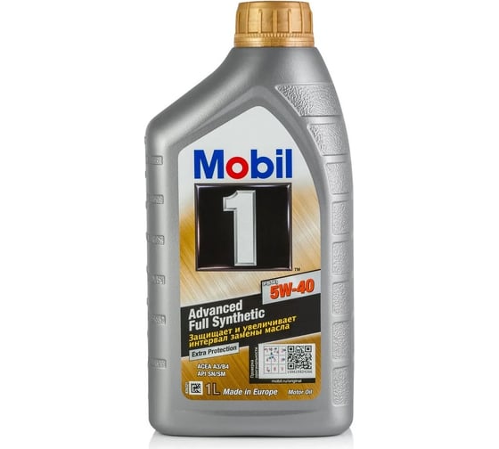 Моторное масло ExxonMobil Mobil 1 FS x1, синтетическое, 5W-40,1 л 153266 1