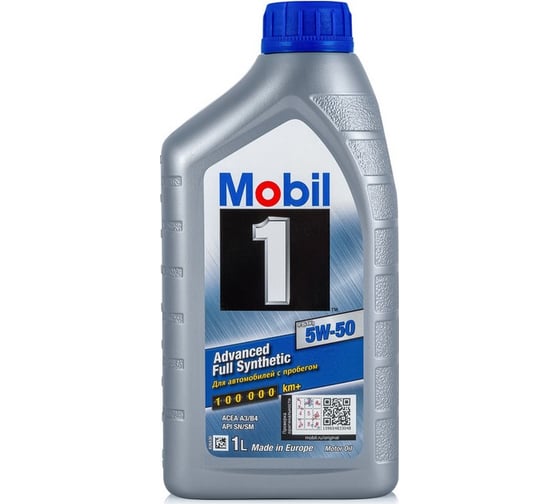 Моторное масло ExxonMobil Mobil 1 FS x1, синтетическое, 5W-50,1 л 153631