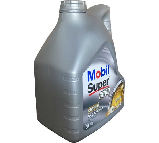 Моторное масло Mobil Super 3000 X1 синтетическое, класс вязкости 5W-40, 4 л 150546, 152566