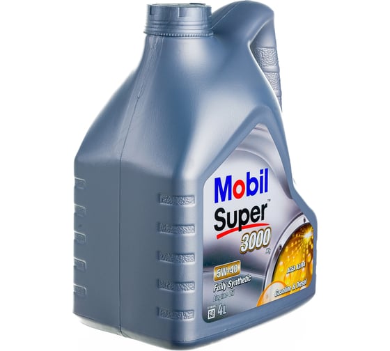 Моторное масло Mobil Super 3000 X1 синтетическое, класс вязкости 5W-40 ...