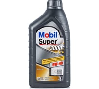 Моторное масло Mobil Super 3000 X1 Diesel синтетическое, 5W-40, 1 л 152573