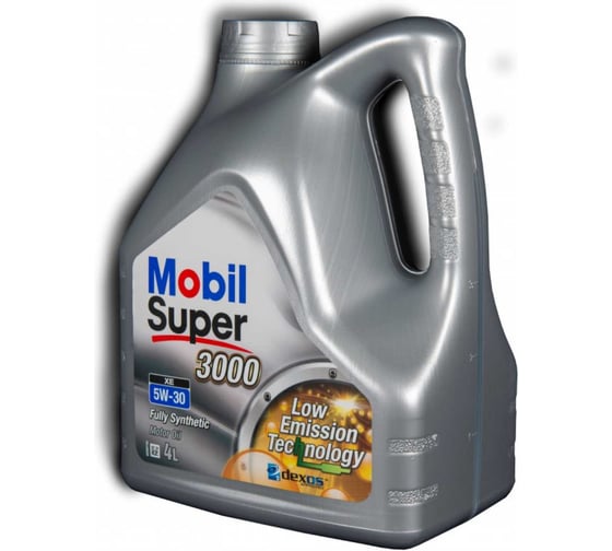 Моторное масло Mobil Super 3000 XE 5W-30, 4 л 151189 153018