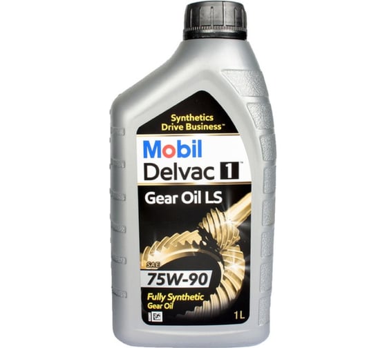 Трансмиссионное масло Mobil Delvac 1 Gear Oil LS, 75W-90, 1 л 153469