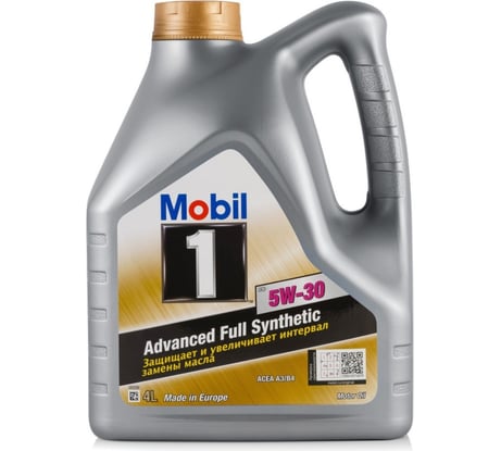 Моторное масло Mobil 1 FS синтетическое, 5W-30, 4 л 153750