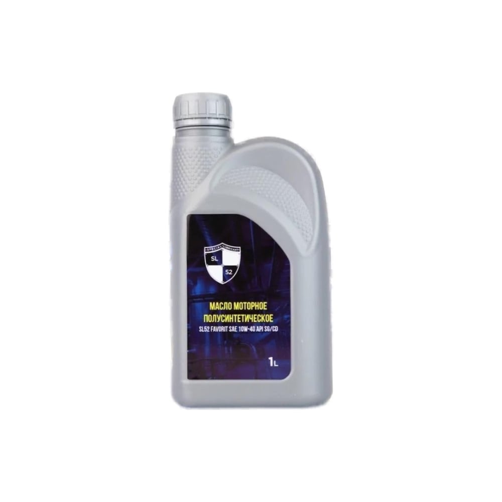 Моторное полусинтетическое масло SL52 FAVORIT SAE 10W-40 API SG/CD 1 л ...