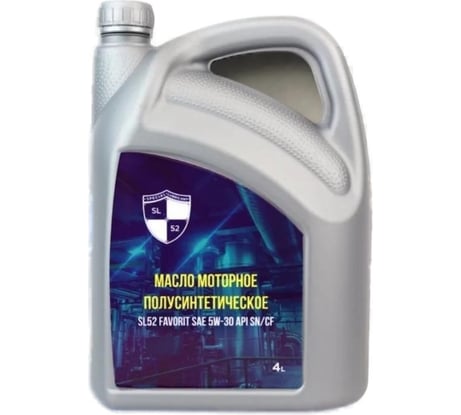 Моторное масло SL52 FAVORIT SAE 5W-30 API SN/CF 4 л М0072023