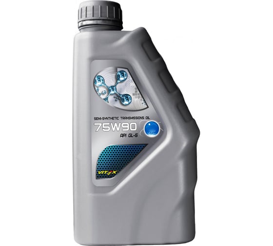 Масло VITEX 75W90 GL-5 трансмисс. п/с 1л V313701 1