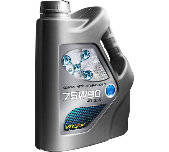 Масло VITEX 75W90 GL-5 трансмисс. п/с 4л V313609 1