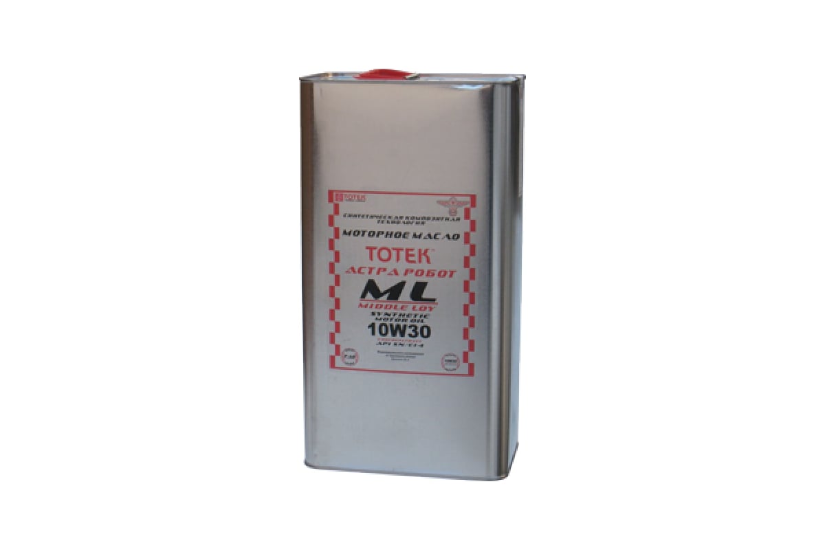 Моторное масло ТОТЕК Астра Робот ML SAE 10W30 5л ML1030005 - выгодная ...