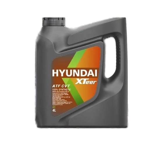 Трансмиссионное масло для АКПП HYUNDAI XTeer CVT, 4л,  синтетическое 1041413