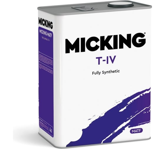 Жидкость для АКПП Micking ATF T-IV 4 л арт M4157 1