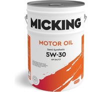 Моторное масло Micking Motor Oil EVO2 5W-30 полусинтетическое API SN/CF для бензиновых и дизельных двигателей 20л M2152