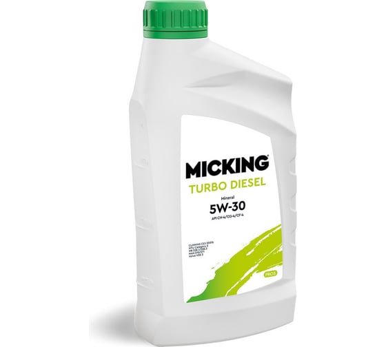 Моторное масло Micking Turbo Diesel PRO3 5W-30 минеральное API CH-4/CG-4/CF-4 для дизельных двигателей 1л M1233 1