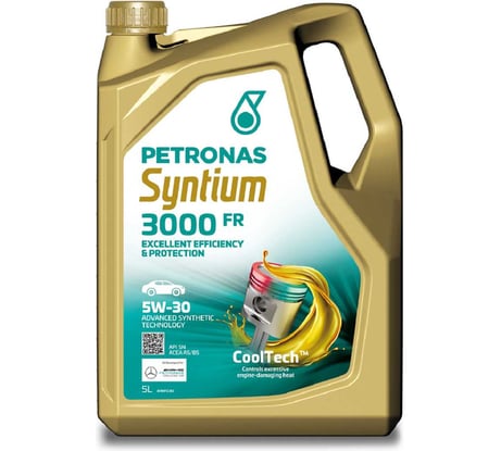 Моторное масло Petronas SYNTIUM 3000 FR синтетика 5W- 30, 5л 70260M12EU