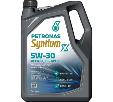 Моторное масло Petronas SYNTIUM X синтетика 5W30, 5л 70982M12EU