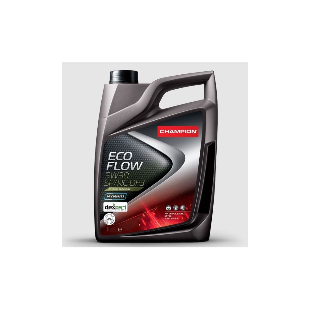 Моторное масло CHAMPION ECO FLOW 5W20 SP/ RC D1-3, 4 л 1050539 ...