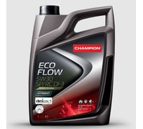 Моторное масло CHAMPION ECO FLOW 5W20 SP/ RC D1-3, 4 л 1050539