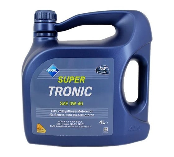 Масло Aral Super Tronic 0W-40 4л. 20459 1