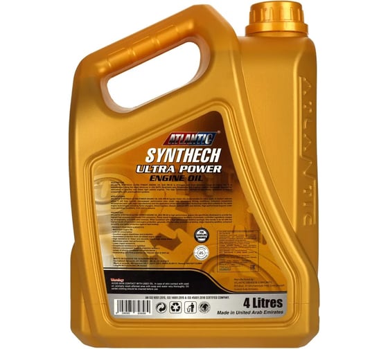 Синтетическое масло Atlantic Synthech Ultra Power Engine Oil 5W-30 (4 л) 23953
