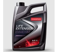 Автомобильное моторное масло CHAMPION LIFE EXTENSION 10w40 HM, 1 л, Бельгия, автомасло для бензиновых и дизельных двигателей машины 8202414