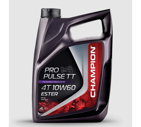 Масло для мотоцикла CHAMPION PROPULSE TT 4T 10W60 ESTER, 4 л 8236556