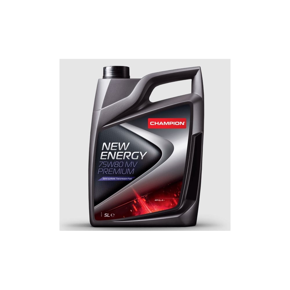 Масло трансмиссионное CHAMPION NEW ENERGY 75W80 MV PREMIUM, 5 л 1048407 ...