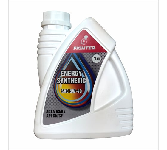 Масло Fighter ENERGY SYNTHETIC LL 5W40 A3/B4 SN/CF (1 л) с F400064