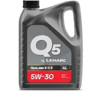 Моторное синтетическое масло Lemarc by QUALARD 5 C3 5W30, канистра 4 л 12740501