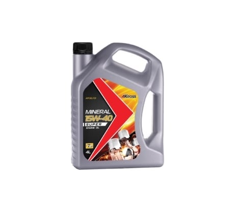Моторное масло AKross SUPER минеральное, 15W-40, SG/CD, 4 л AKS0014MOM