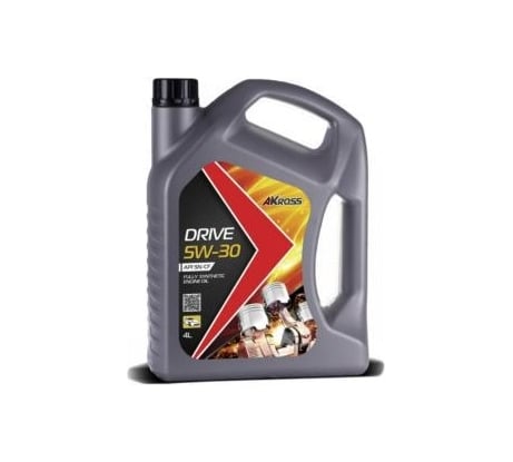 Моторное масло AKross DRIVE синтетическое, 5W-30, SN/CF, 4 л AKS0006MOF