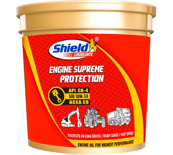 Моторное масло Shield Lubricants SHIELD ENGINE SUPREME PROTECTION 10W-30, 20 л 1070020