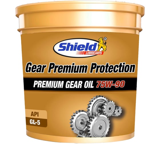 Трансмиссионное масло Shield Lubricants SHIELD GEAR PREMIUM PROTECTION 75W-90, 20 л 2210020 1