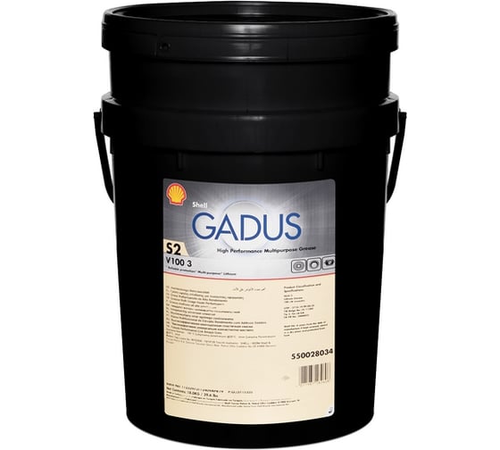 Масло Shell Gadus S2 V100 3, 18 кг 550028034 1