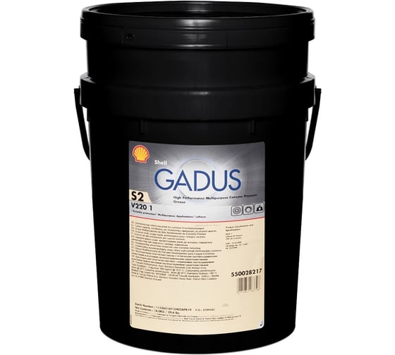 Масло Shell Gadus S2 V220 1, 18 кг 550028217 1