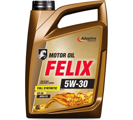 Моторное масло FELIX 5W-30 ACEA C3, API SN 4 л 410000106