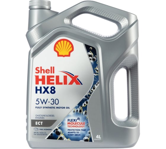Масло Shell Helix HX8 ECT 5W-30, 4 л 550048035