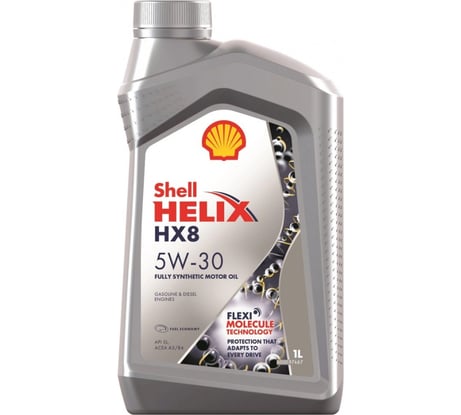 Масло Shell Helix HX8 Synthetic 5W-30, 1 л 550046372