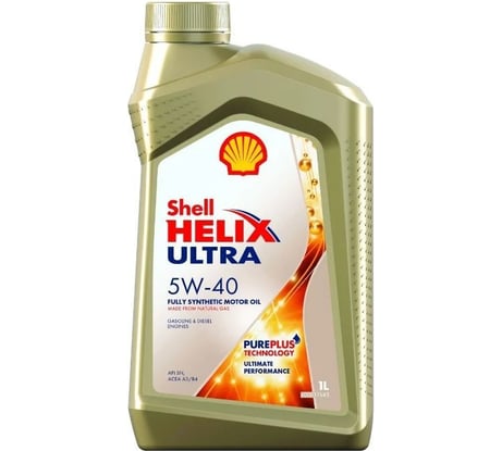 Масло Shell Helix Ultra 5W-40, API SP, 1 л 550055904