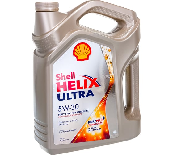 Масло Shell Helix Ultra 5W-30, 4 л 550046387