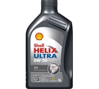 Масло Shell Helix Ultra SN PLUS, 0W-20, 1 л 550052651